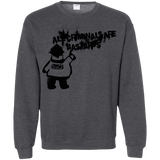 Sweatshirts Dark Heather / S Banksy Police Crewneck Sweatshirt