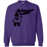 Sweatshirts Purple / S Banksy Police Crewneck Sweatshirt