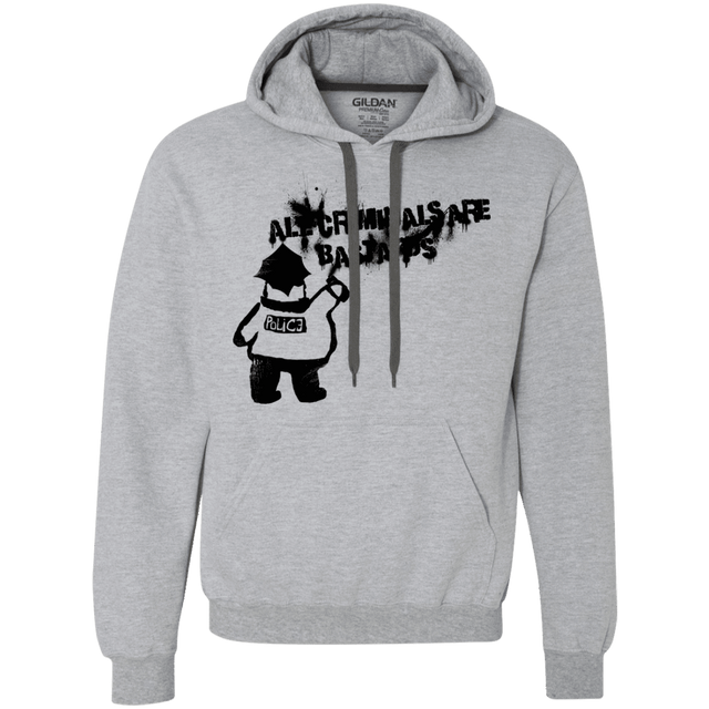 Sweatshirts Sport Grey / S Banksy Police Premium Fleece Hoodie