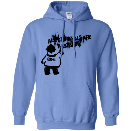 Sweatshirts Carolina Blue / S Banksy Police Pullover Hoodie