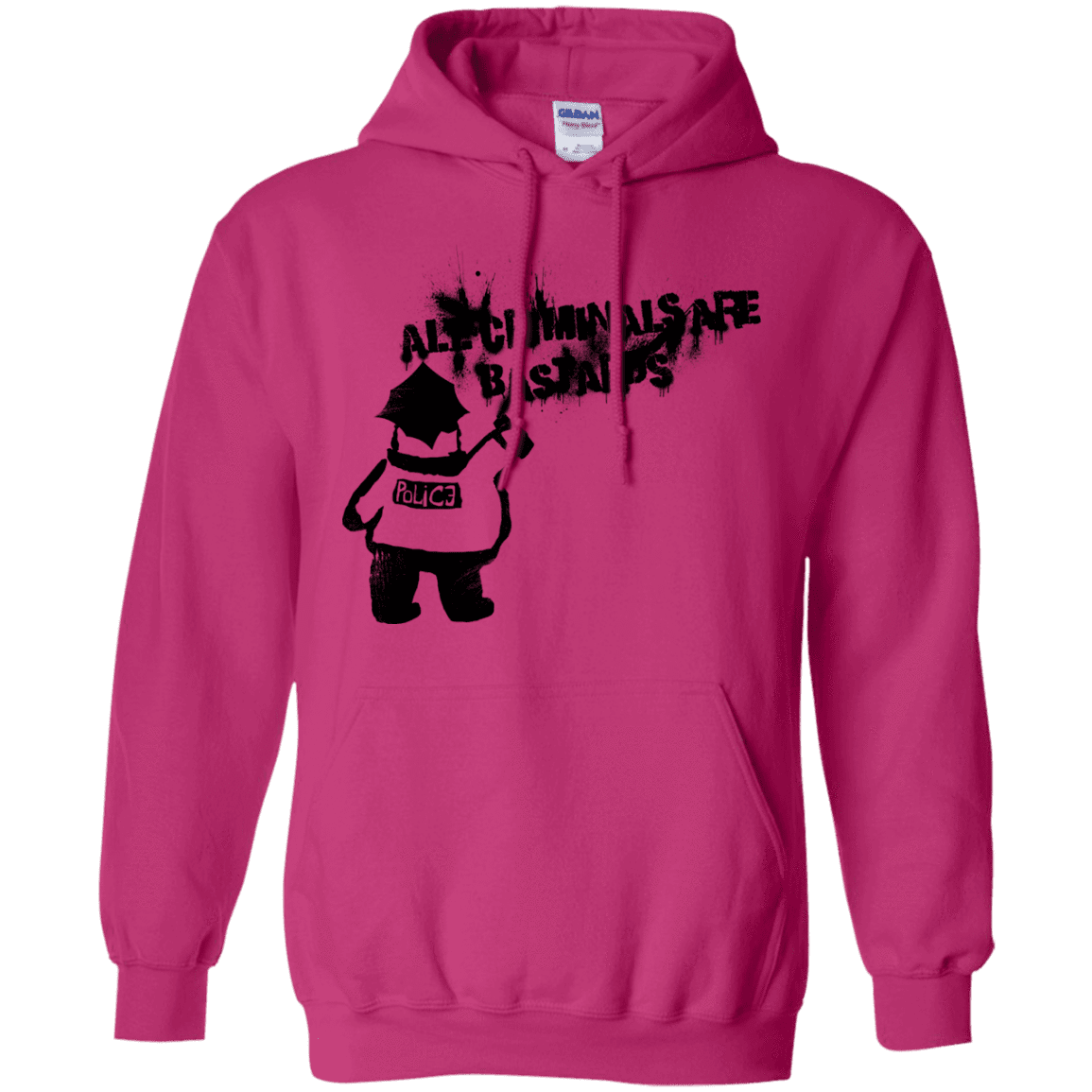 Sweatshirts Heliconia / S Banksy Police Pullover Hoodie