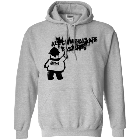 Sweatshirts Sport Grey / S Banksy Police Pullover Hoodie