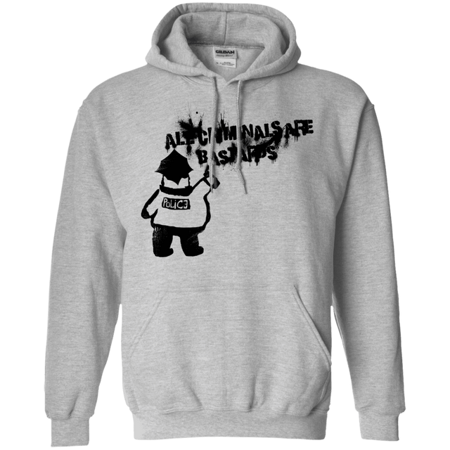 Sweatshirts Sport Grey / S Banksy Police Pullover Hoodie