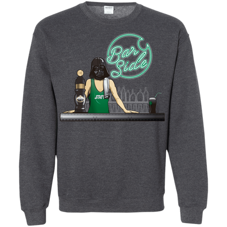 Sweatshirts Dark Heather / Small Bar side Crewneck Sweatshirt