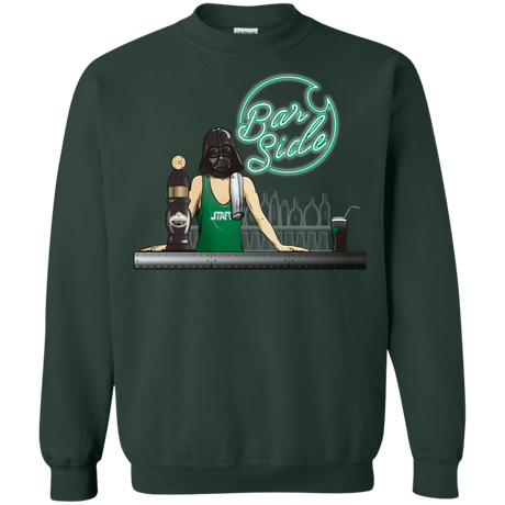 Sweatshirts Forest Green / Small Bar side Crewneck Sweatshirt