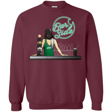 Sweatshirts Maroon / Small Bar side Crewneck Sweatshirt