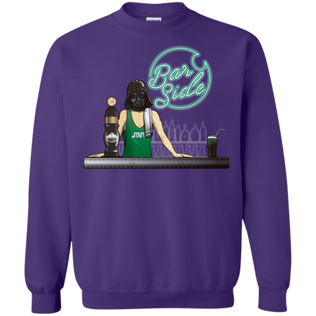 Sweatshirts Purple / Small Bar side Crewneck Sweatshirt