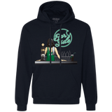 Sweatshirts Navy / Small Bar side Premium Fleece Hoodie