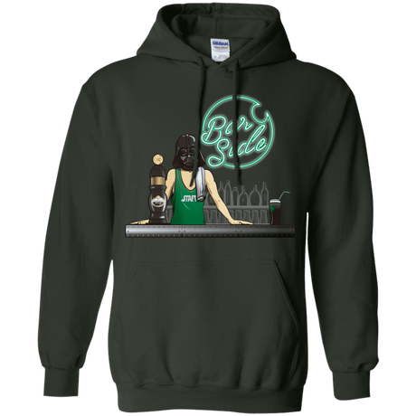 Sweatshirts Forest Green / Small Bar side Pullover Hoodie