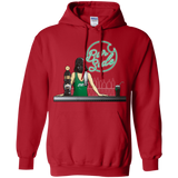 Sweatshirts Red / Small Bar side Pullover Hoodie