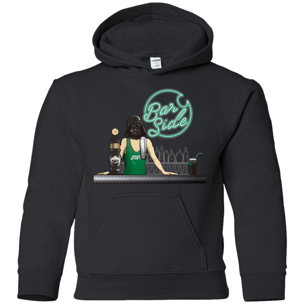 Sweatshirts Black / YS Bar side Youth Hoodie