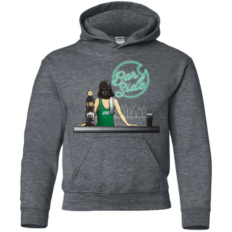 Sweatshirts Dark Heather / YS Bar side Youth Hoodie