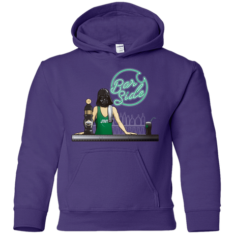 Sweatshirts Purple / YS Bar side Youth Hoodie