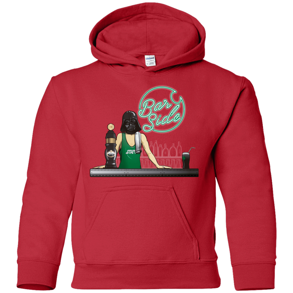 Sweatshirts Red / YS Bar side Youth Hoodie