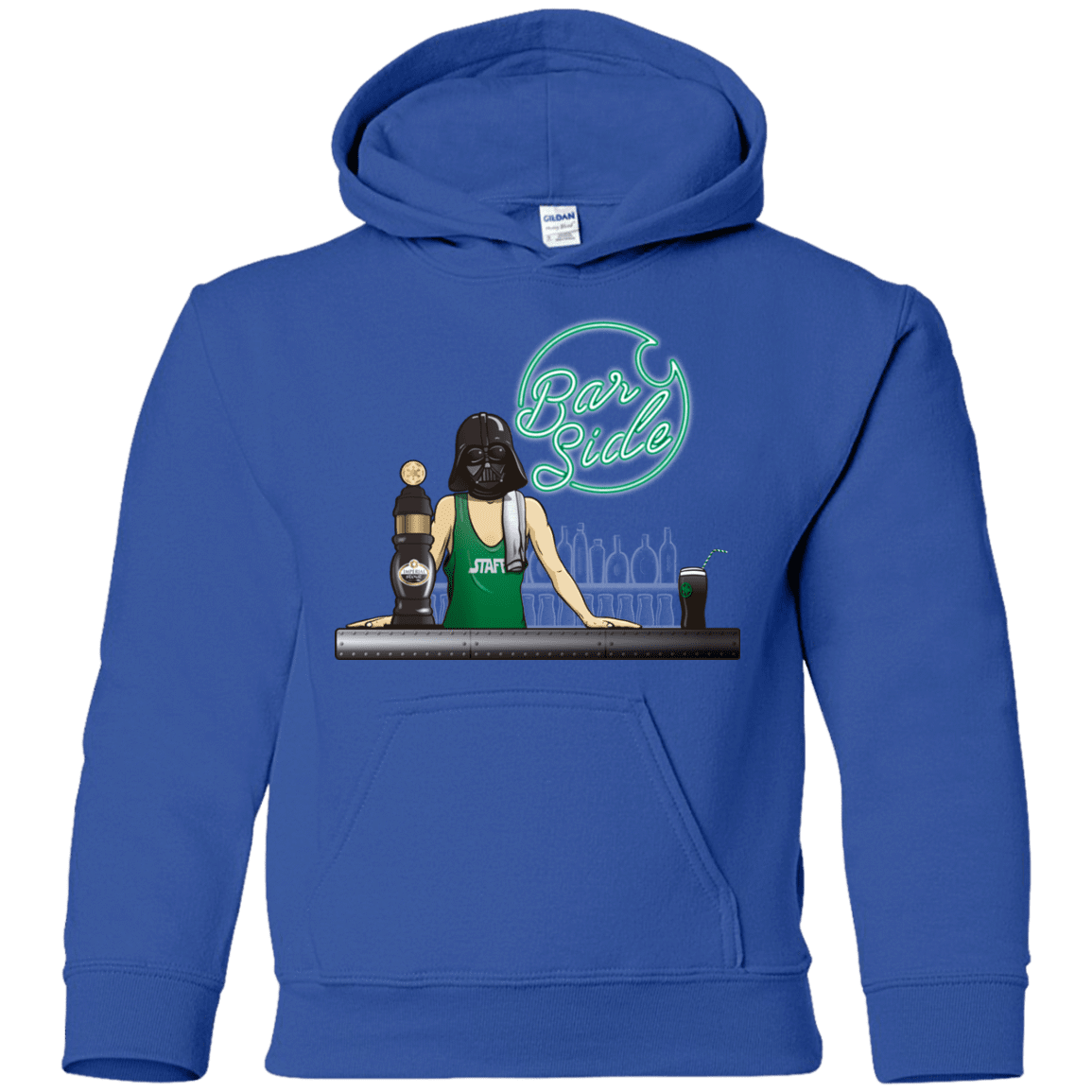 Sweatshirts Royal / YS Bar side Youth Hoodie