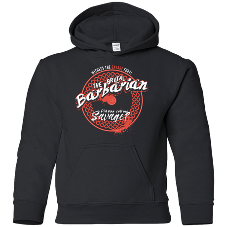 Sweatshirts Black / YS Barbarian Youth Hoodie