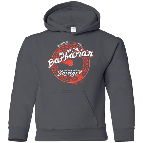 Sweatshirts Charcoal / YS Barbarian Youth Hoodie