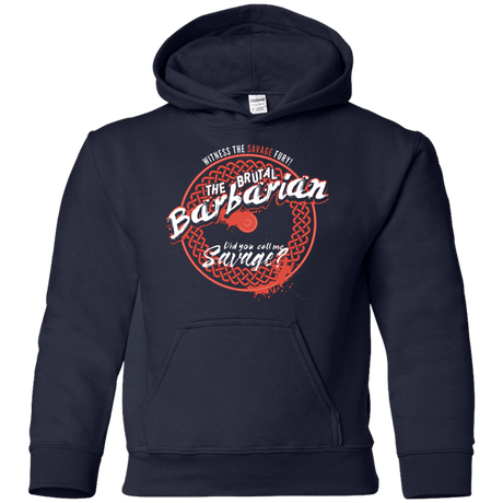 Sweatshirts Navy / YS Barbarian Youth Hoodie