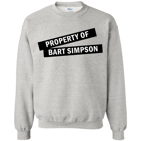 Sweatshirts Ash / Small Bart Simpson Crewneck Sweatshirt
