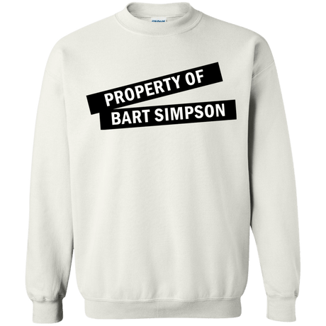 Sweatshirts White / Small Bart Simpson Crewneck Sweatshirt