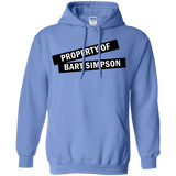 Sweatshirts Carolina Blue / Small Bart Simpson Pullover Hoodie