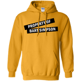 Sweatshirts Gold / Small Bart Simpson Pullover Hoodie