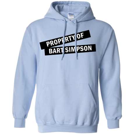 Sweatshirts Light Blue / Small Bart Simpson Pullover Hoodie