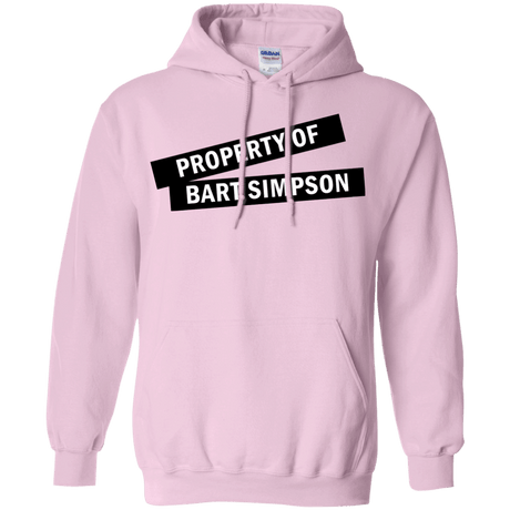 Sweatshirts Light Pink / Small Bart Simpson Pullover Hoodie