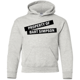Sweatshirts Ash / YS Bart Simpson Youth Hoodie