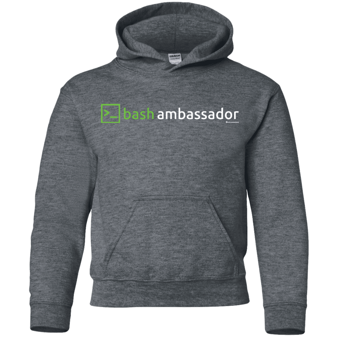 Sweatshirts Dark Heather / YS Bash Ambassador Youth Hoodie