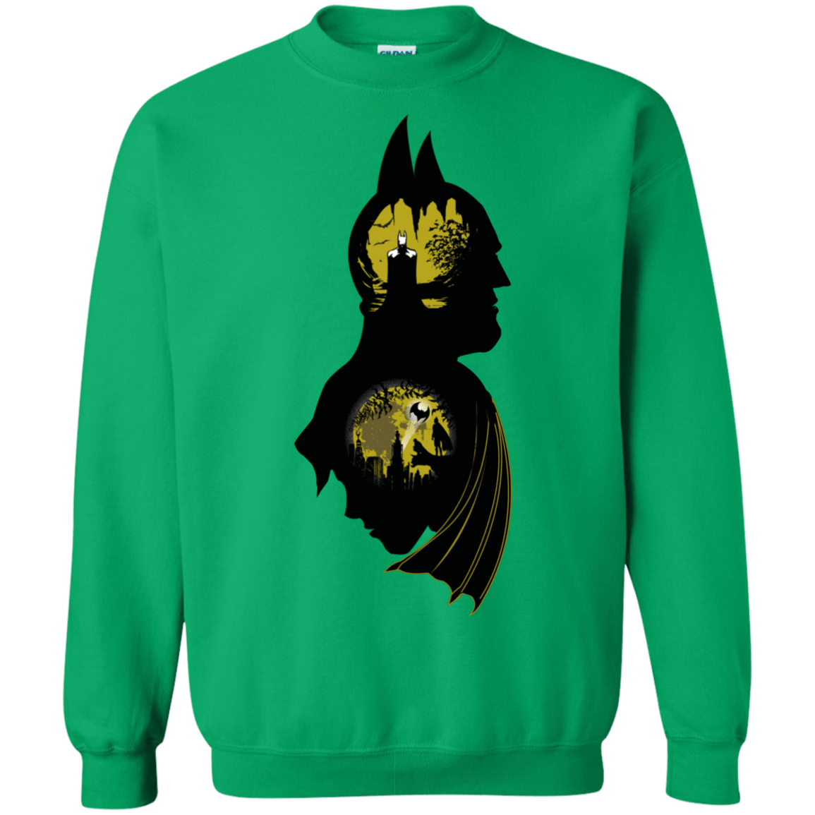 Sweatshirts Irish Green / Small Bat Detective Crewneck Sweatshirt