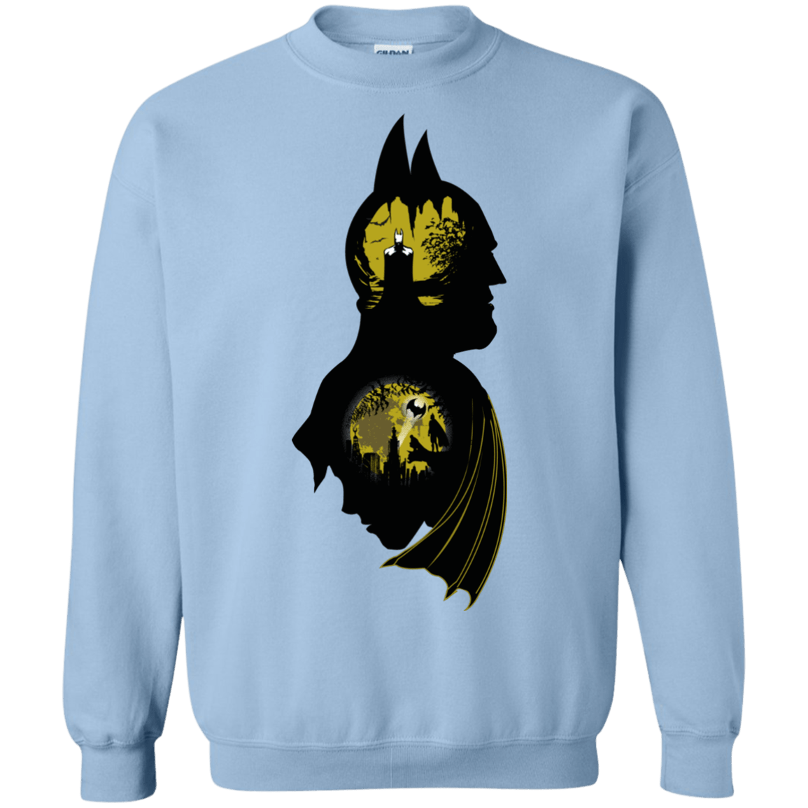 Sweatshirts Light Blue / Small Bat Detective Crewneck Sweatshirt