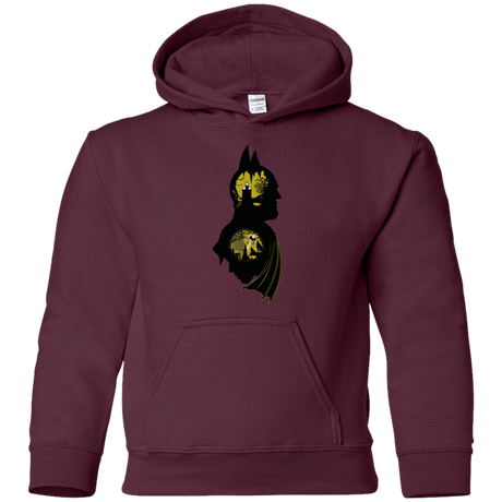 Sweatshirts Maroon / YS Bat Detective Youth Hoodie