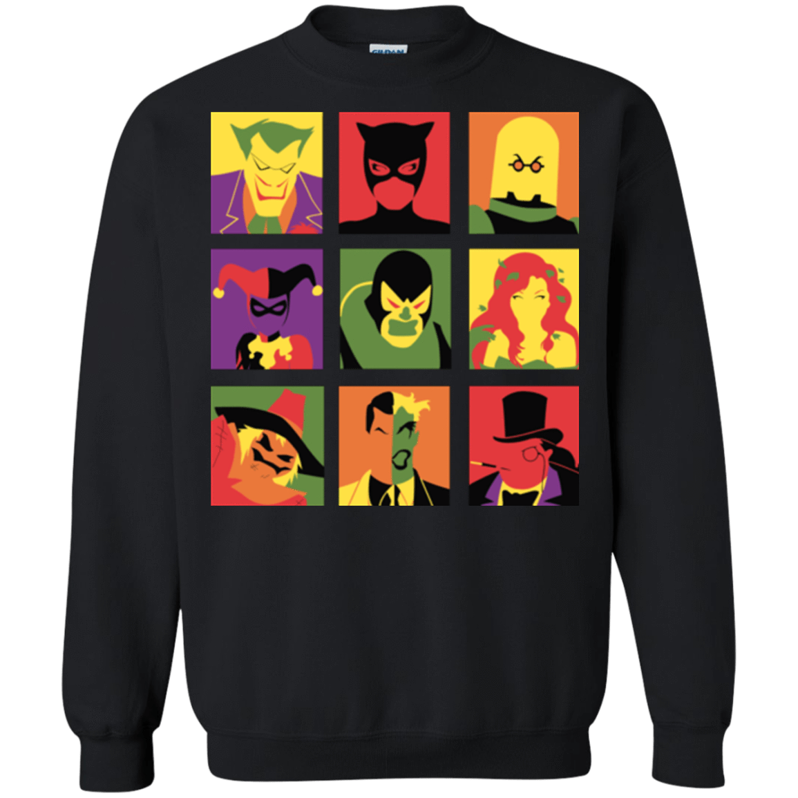 Sweatshirts Black / Small Bat Pop Crewneck Sweatshirt