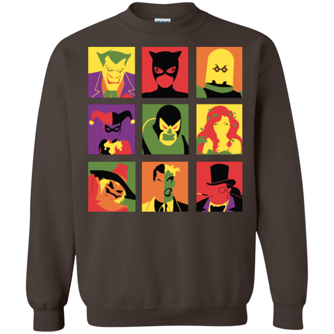 Sweatshirts Dark Chocolate / Small Bat Pop Crewneck Sweatshirt