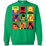 Sweatshirts Irish Green / Small Bat Pop Crewneck Sweatshirt