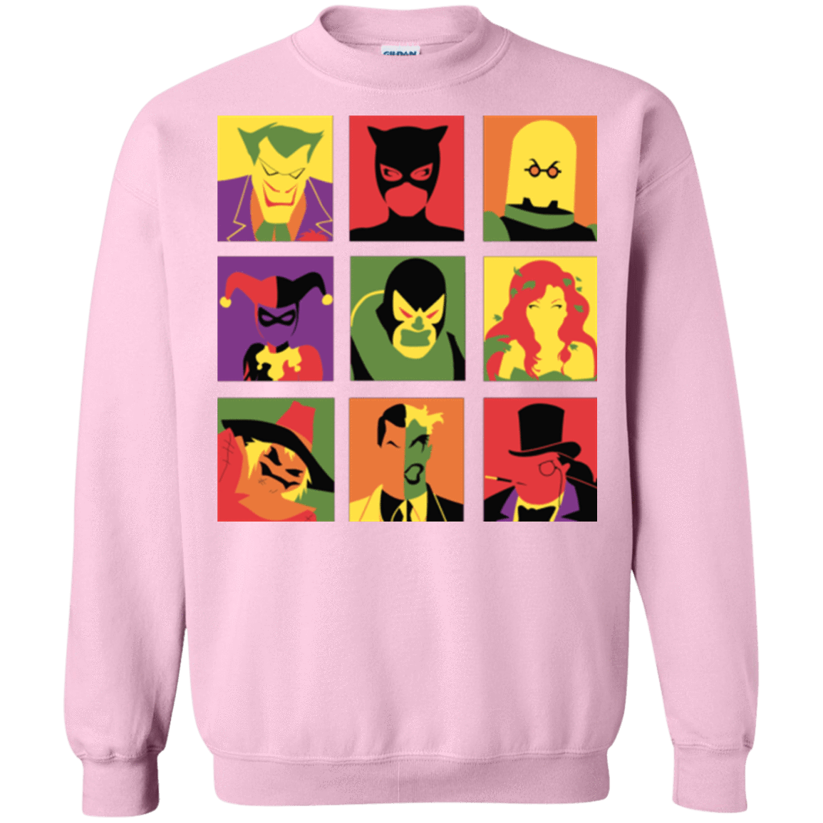 Sweatshirts Light Pink / Small Bat Pop Crewneck Sweatshirt