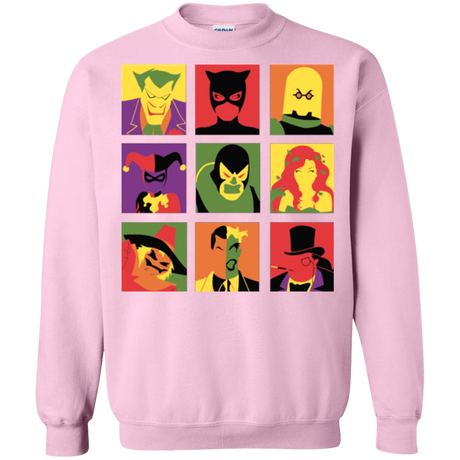 Sweatshirts Light Pink / Small Bat Pop Crewneck Sweatshirt