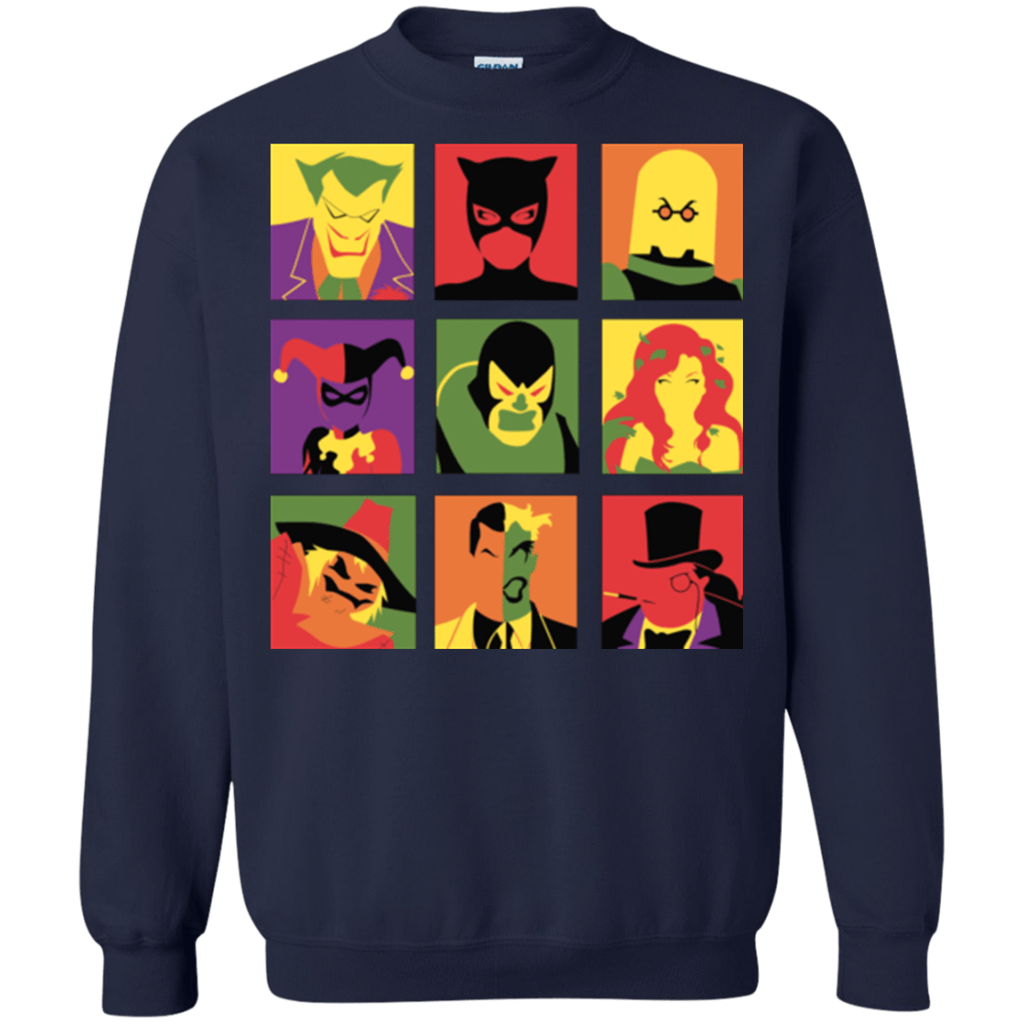 Sweatshirts Navy / Small Bat Pop Crewneck Sweatshirt