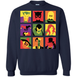 Sweatshirts Navy / Small Bat Pop Crewneck Sweatshirt