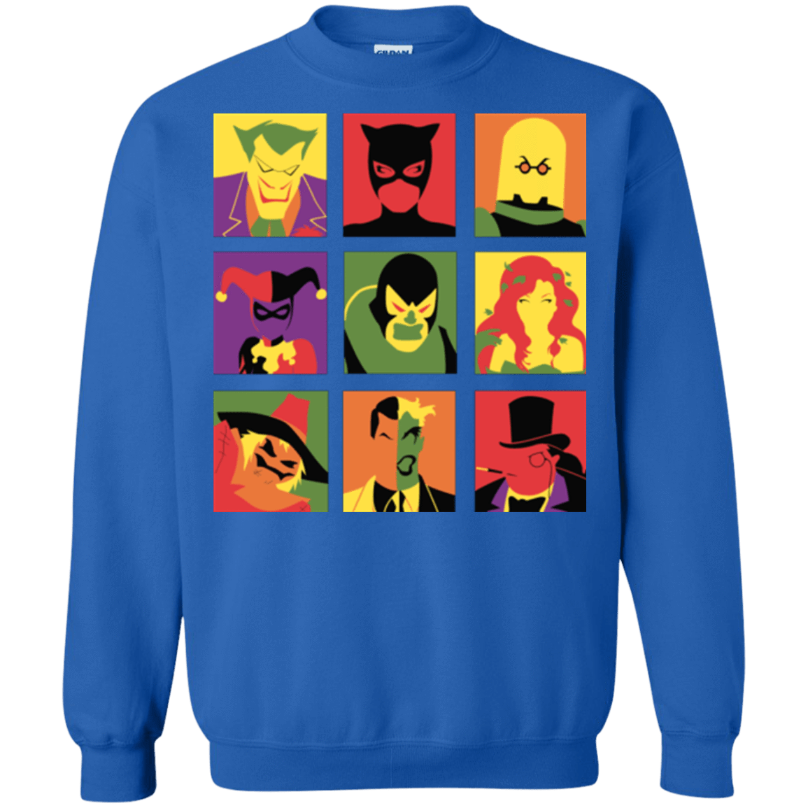 Sweatshirts Royal / Small Bat Pop Crewneck Sweatshirt