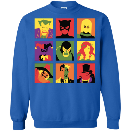 Sweatshirts Royal / Small Bat Pop Crewneck Sweatshirt