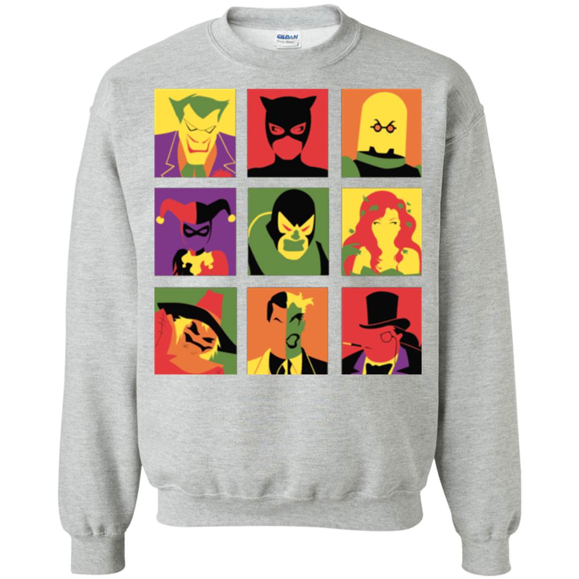 Sweatshirts Sport Grey / Small Bat Pop Crewneck Sweatshirt