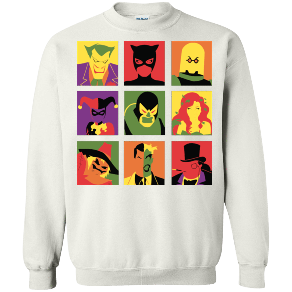 Sweatshirts White / Small Bat Pop Crewneck Sweatshirt