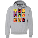 Sweatshirts Sport Grey / Small Bat Pop Premium Fleece Hoodie