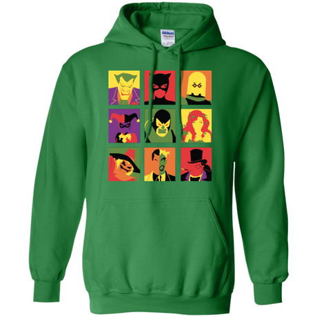 Sweatshirts Irish Green / Small Bat Pop Pullover Hoodie