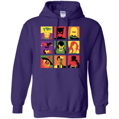 Sweatshirts Purple / Small Bat Pop Pullover Hoodie