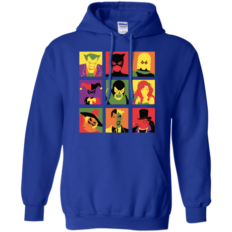 Sweatshirts Royal / Small Bat Pop Pullover Hoodie