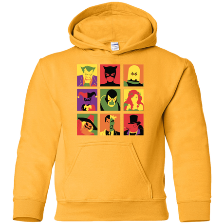 Sweatshirts Gold / YS Bat Pop Youth Hoodie