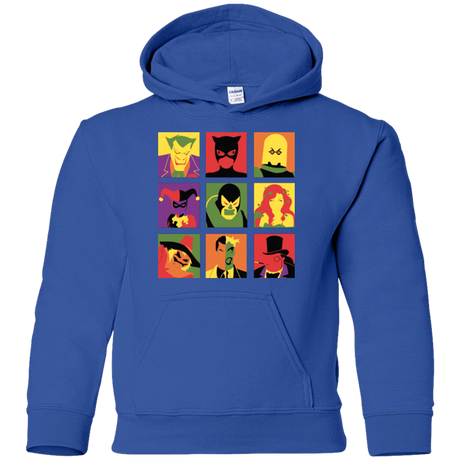 Sweatshirts Royal / YS Bat Pop Youth Hoodie